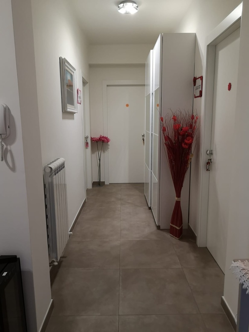 Il corridoio e gli spazi comuni di La Casa di Diana